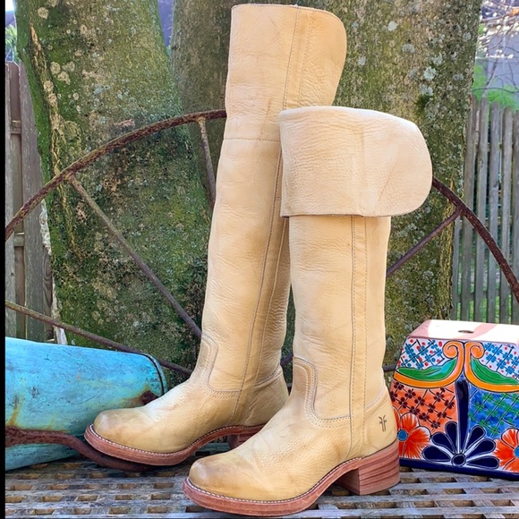 FRYE Campus Over the Knee High Tall Boots 7 - 7.5 - Picture 12 of 12